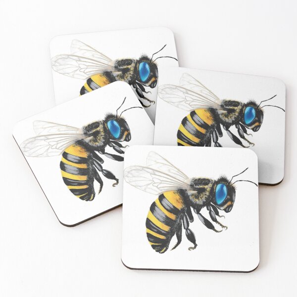 Item preview, honey bee art designed and sold by dreyfae.