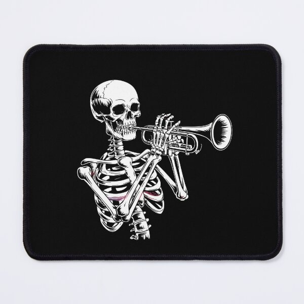 Item preview, Cute Musical Trumpet Skeleton designed and sold by ATOTI.
