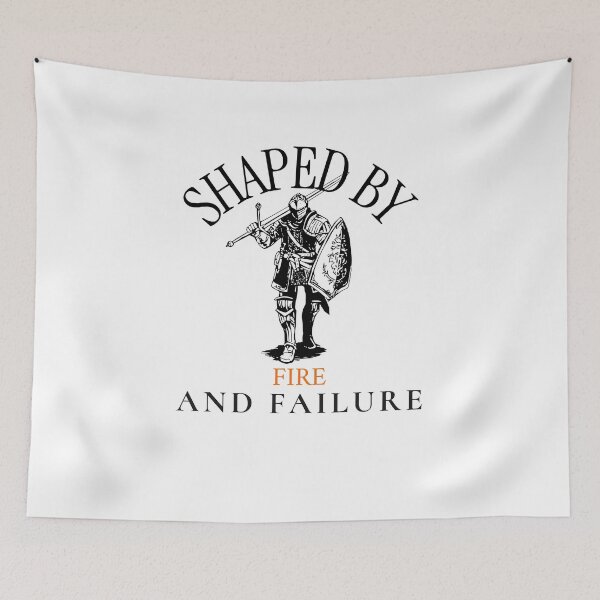 Item preview, Shaped by Fire and Failure –  Knight Discipline Iron Mindset Gym  designed and sold by Superiors-s.