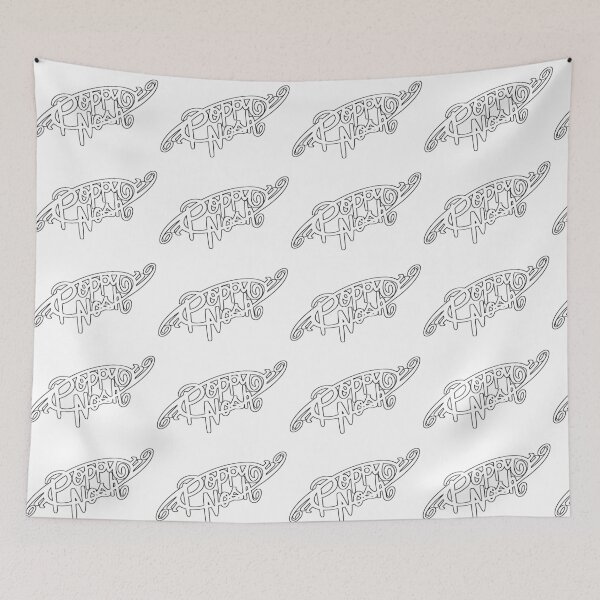 Item preview, Poppy Nosh Logo 1 White Letters With Black Border designed and sold by koolzeeart.