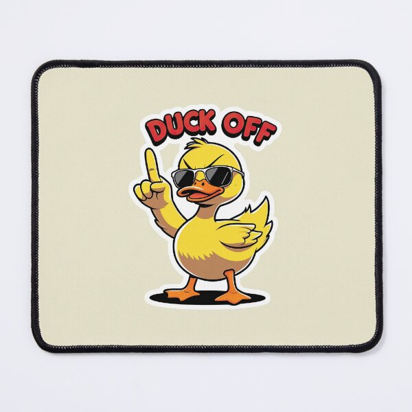 Item preview, Duck Off – Cheeky duck with sunglasses designed and sold by ApriNoeScor.