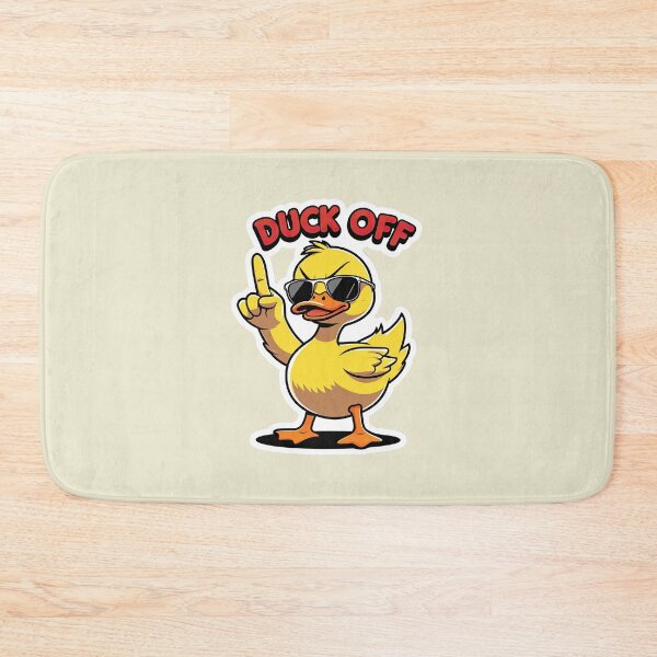 Item preview, Duck Off – Cheeky duck with sunglasses designed and sold by ApriNoeScor.