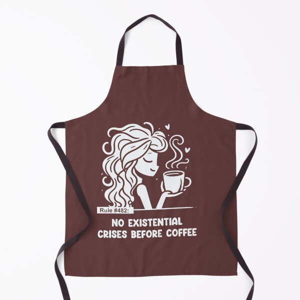 Item preview, Morning Mood: No Deep Thoughts Before Coffee – Fun Coffee Lover designed and sold by Cree8if.