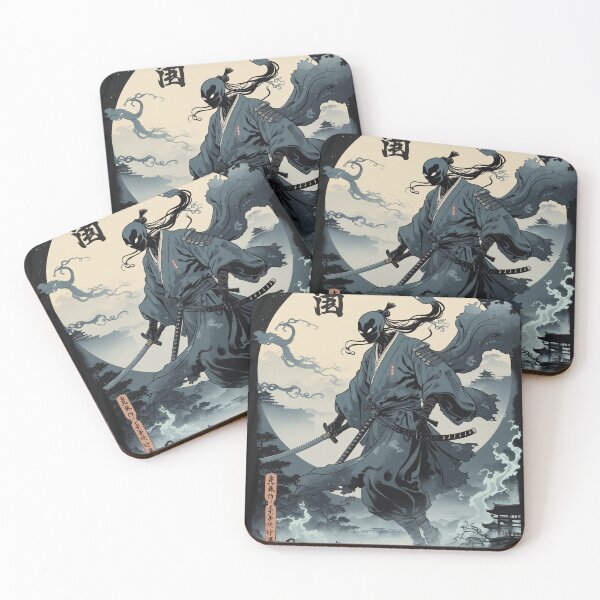 Item preview, Ghost Alien Samurai Warrior Art, Japanese Anime Graphic, Ukiyo-e Style designed and sold by fenrirwulf68.