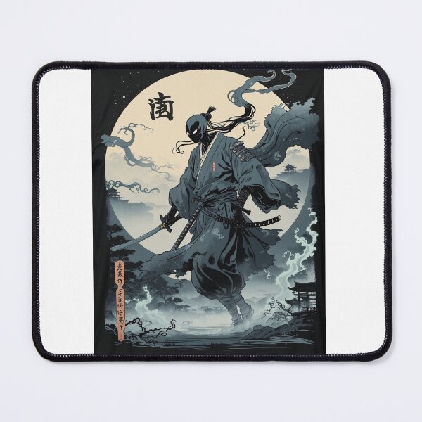 Item preview, Ghost Alien Samurai Warrior Art, Japanese Anime Graphic, Ukiyo-e Style designed and sold by fenrirwulf68.