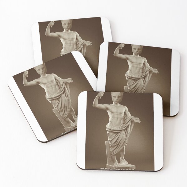 Item preview, Mediocrates the ancient catman Philosopher  designed and sold by JustOkayDesigns.
