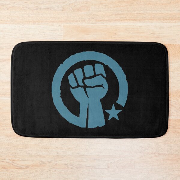 Item preview, Steel Blue Raised Fist  - Circled with star designed and sold by Thelittlelord.