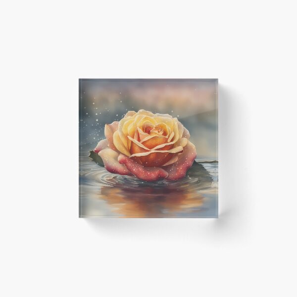 Item preview, Beautiful Rose in Water designed and sold by BookCovered.
