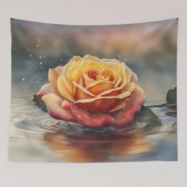 Artikelvorschau, Schöne Rose im Wasser entworfen und verkauft von CalmnessbyChoice.