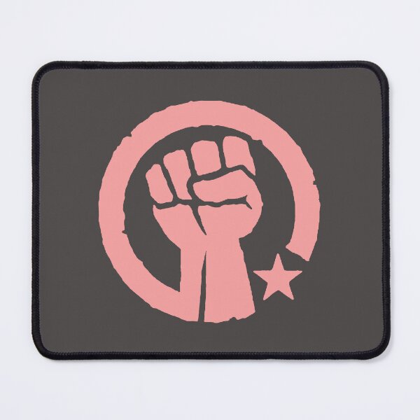 Item preview, Pink Raised Fist - Circled with star designed and sold by Thelittlelord.