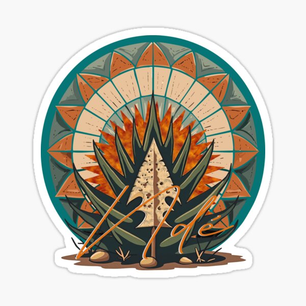 Item preview, Sotol and Arrowhead Symbol – Ndé Spirit Southwest Art designed and sold by TrendStitch Co..