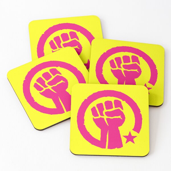 Item preview, Hot pink Raised Fist - Resist designed and sold by Thelittlelord.