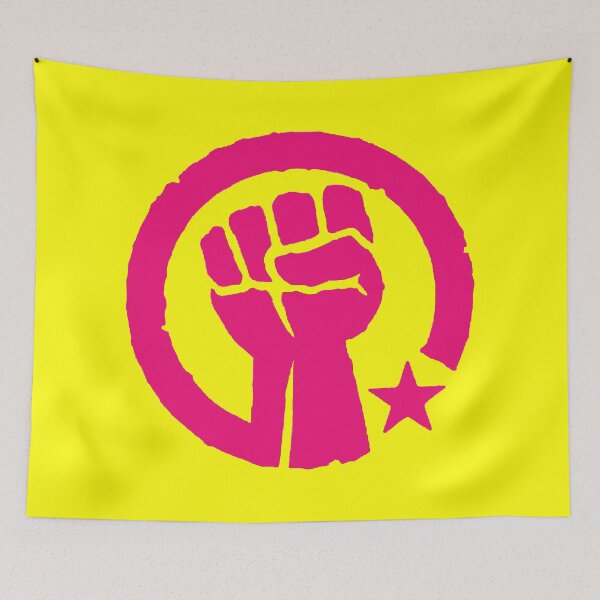 Item preview, Hot pink Raised Fist - Resist designed and sold by Thelittlelord.