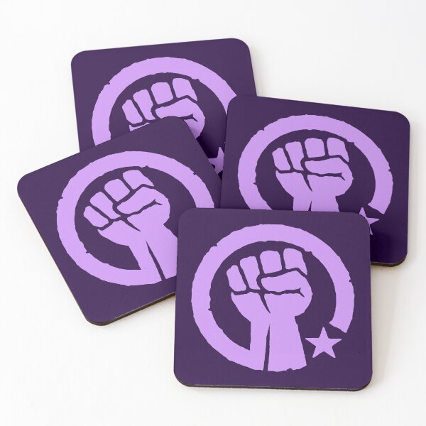 Item preview, lavender Raised Fist  - Circled with star designed and sold by Thelittlelord.