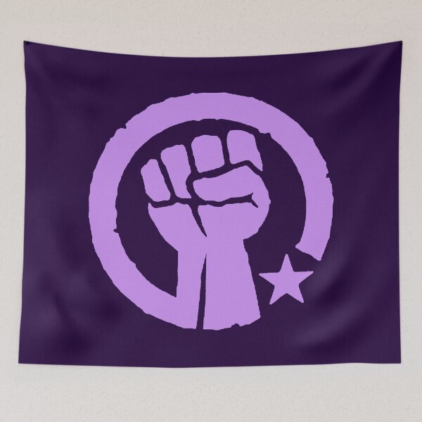Item preview, lavender Raised Fist - Circled with star designed and sold by Thelittlelord.