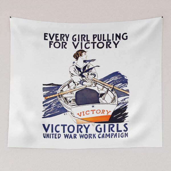 Item preview, Victory Girls 1918 – Every Girl Pulling for Victory (WWI Feminist Icon) designed and sold by Daniel Hagerman.