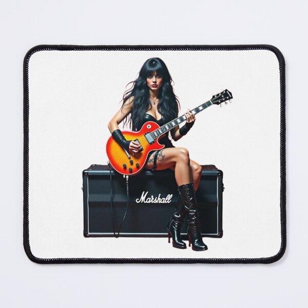Item preview, “Electric Harmonies: The Guitarist and his Bewitching Riffs” designed and sold by CHRIST5000.