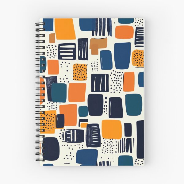 Item preview, Mid-Century Modern Abstract Pattern – Retro Geometric Blocks designed and sold by Patricks-Art.