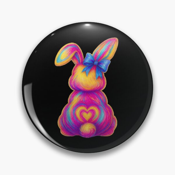Artikelvorschau, Bunter Glitzer Pinselstrich Hase Ostern entworfen und verkauft von ivotee.