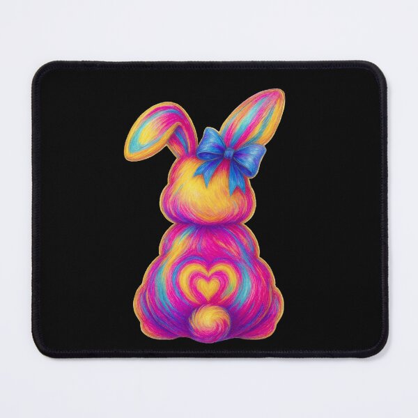 Item preview, Colorful Glitter Brushstroke Bunny Easter designed and sold by ivotee.