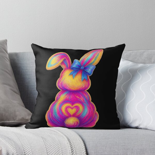 Item preview, Colorful Glitter Brushstroke Bunny Easter designed and sold by ivotee.