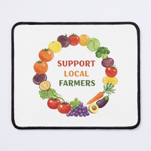 Item preview, Support Local Farmers designed and sold by Jodoillustration.