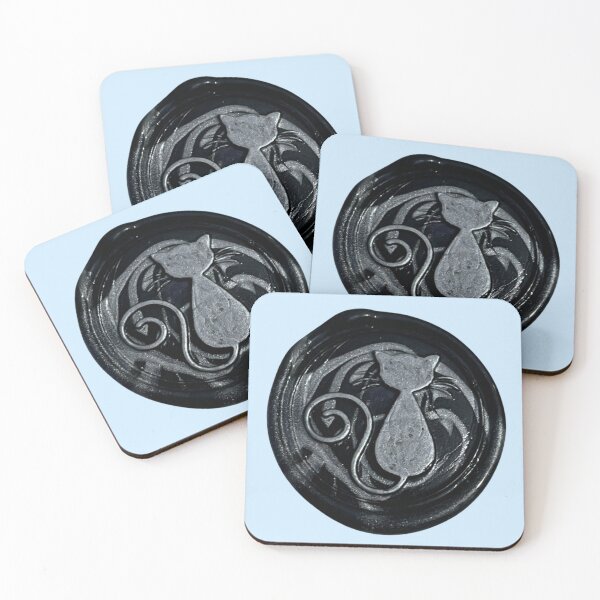 Item preview, Wax Seal - Cat, black/silver designed and sold by Elinda96.