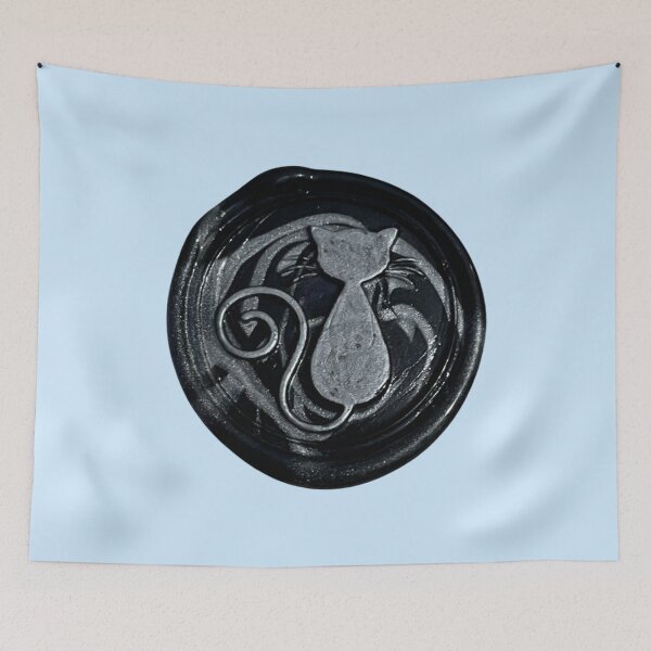 Item preview, Wax Seal - Cat, black/silver designed and sold by Elinda96.