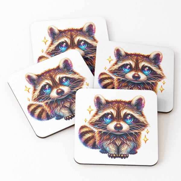 Item preview, Cute Magical Racoon designed and sold by Alchemy8House.