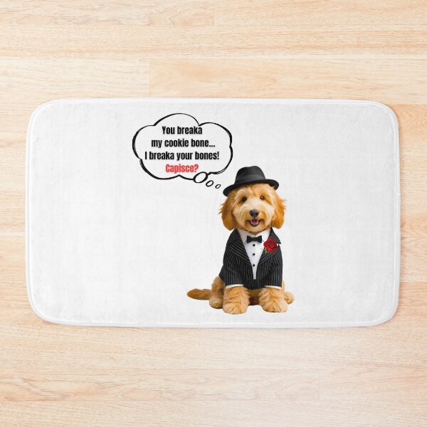 Item preview, Goldendoodle Mafia Boss – Funny Dog Lover “Don’t Break My Treat” Design designed and sold by Fredster1966.
