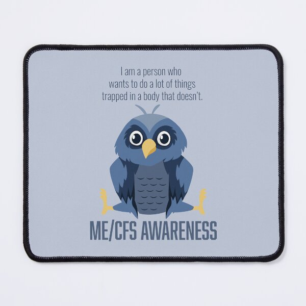 Item preview, ME/CFS AWARENESS - Tired Blue Bird designed and sold by Darling DeDe.