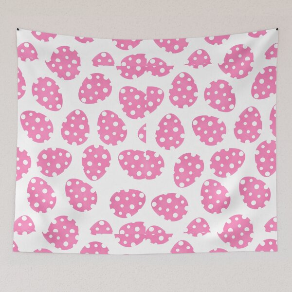 Item preview, King's Easter Hunt | Easter Hunt | Easter Eggs | Eggs | Easter | Pink | White | Polka Dots  designed and sold by Kingcls.