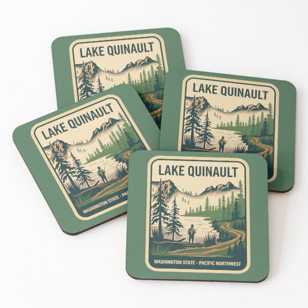 Item preview, Lake Quinault Washington State  Pacific Northwest  designed and sold by ketkacreations.