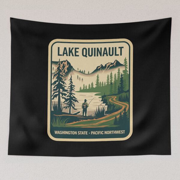 Item preview, Lake Quinault Washington State  Pacific Northwest  designed and sold by ketkacreations.