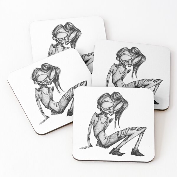 Item preview, Cool Girl Sitting Down designed and sold by CDs Cartoons.