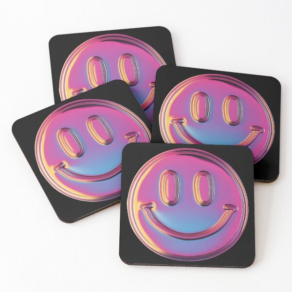 Item preview, Liquid Joy Chrome Smiley Vibe designed and sold by Bearabilia.