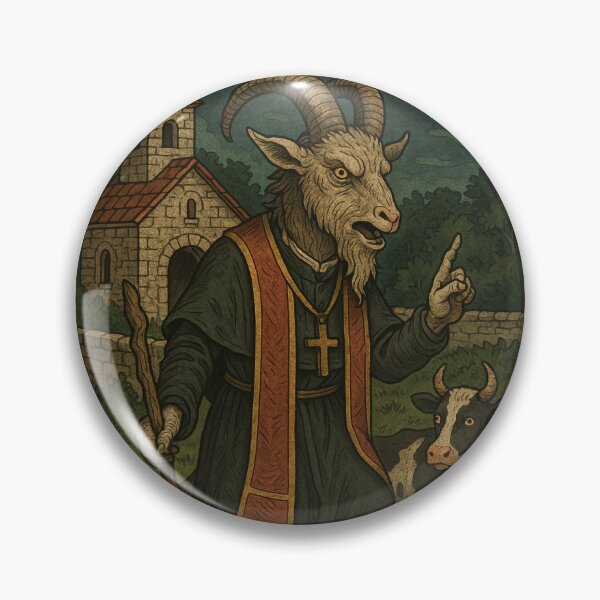 Artikelvorschau, Ziegenpriester-Phantom predigt zu Kühen entworfen und verkauft von nvrprooo.