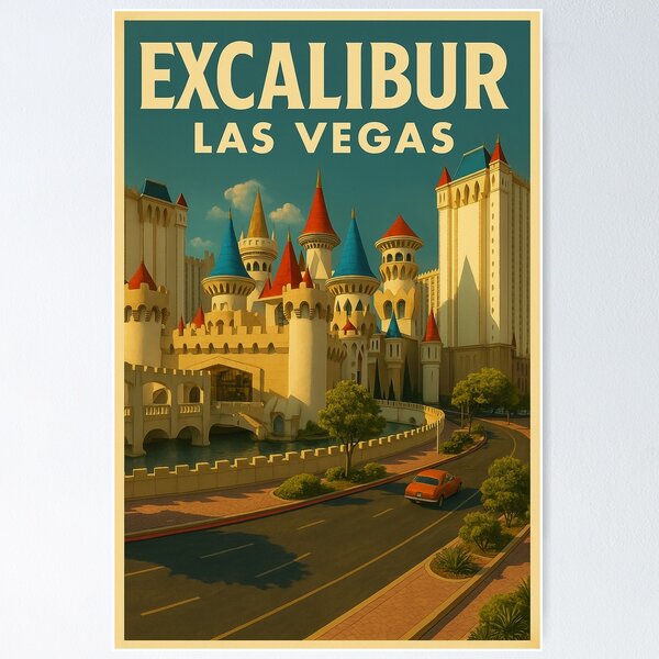 Item preview, Excalibur - Las Vegas designed and sold by StickerWey.