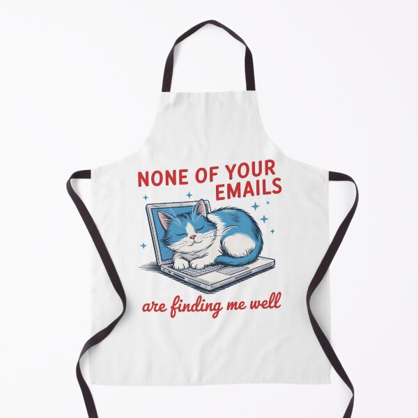 Item preview, Sleeping Cat on Laptop - Email Avoidance designed and sold by Snifferius.