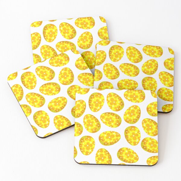 Item preview, King's Easter Hunt | Easter Hunt | Easter Eggs | Easter Design | Eggs | Yellow | Flowers | White  designed and sold by Kingcls.