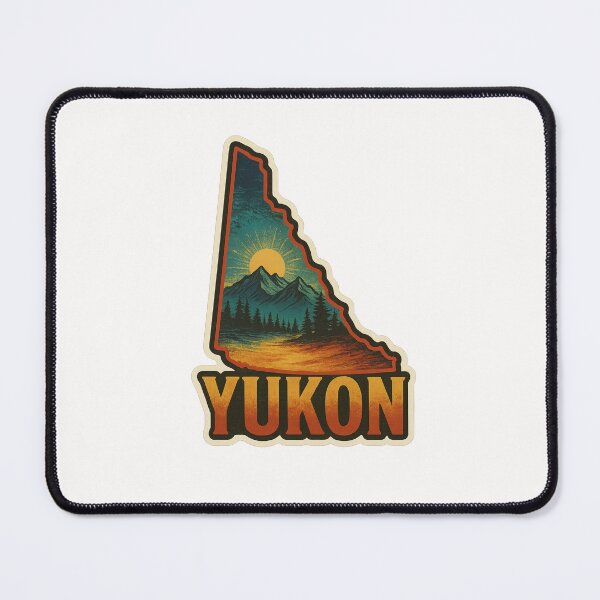 Item preview, Yukon Territory Mountain Sunset Silhouette Canada designed and sold by Places On Earth.