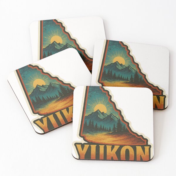 Item preview, Yukon Territory Mountain Sunset Silhouette Canada designed and sold by Places On Earth.