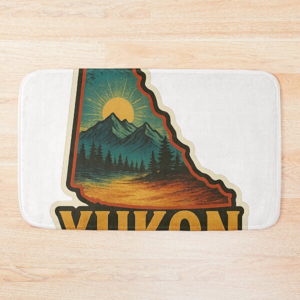 Item preview, Yukon Territory Mountain Sunset Silhouette Canada designed and sold by Places On Earth.