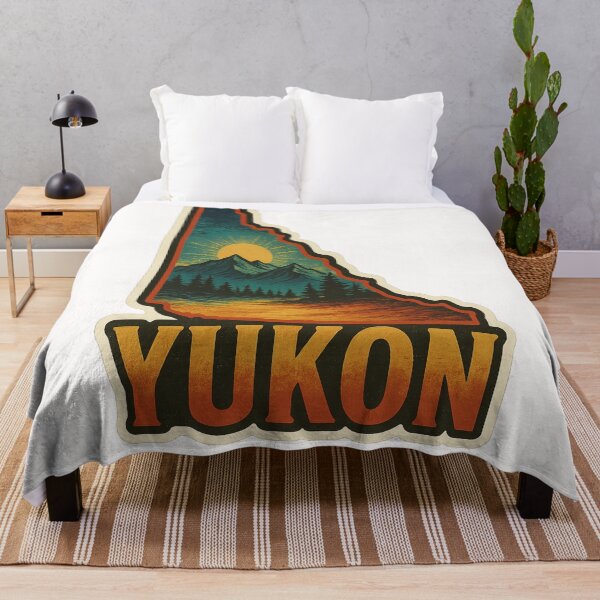 Item preview, Yukon Territory Mountain Sunset Silhouette Canada designed and sold by Places On Earth.
