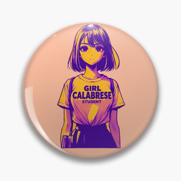 Item preview, Girl Calabrese Manga – Student | Moda e Accessori ragazza di anime art anime girlies designed and sold by Design by Anthony .