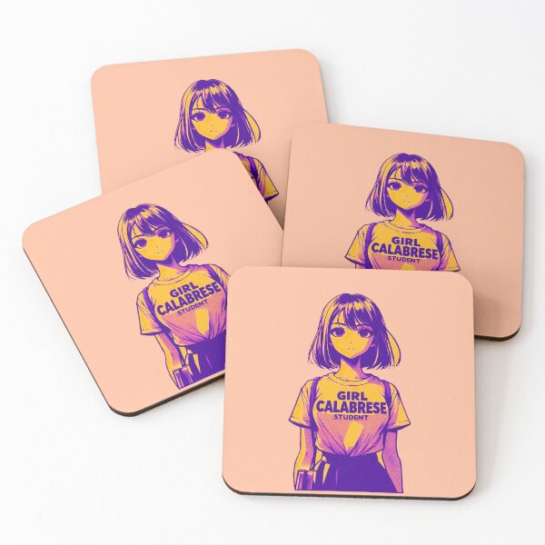 Item preview, Girl Calabrese Manga – Student | Moda e Accessori ragazza di anime art anime girlies designed and sold by Design by Anthony .