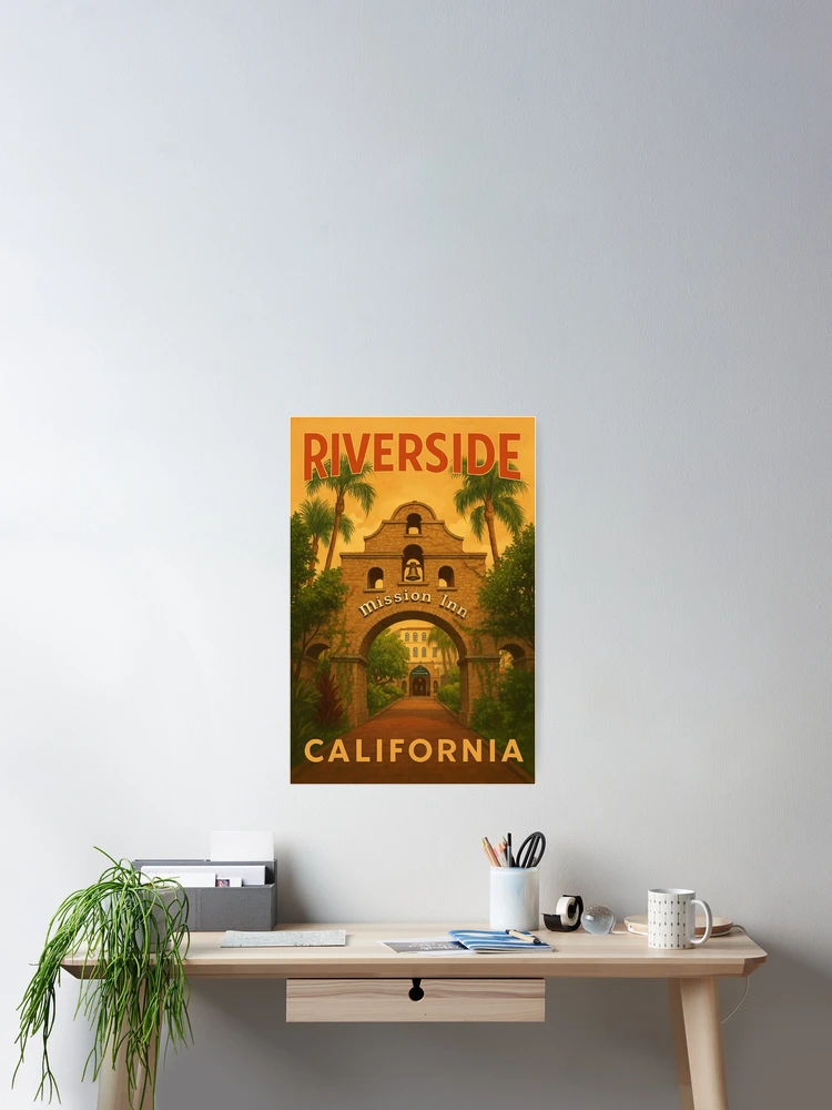 Thumbnail 2 of 3, Poster, Mission Inn Hotel - Riverside designed and sold by StickerWey.