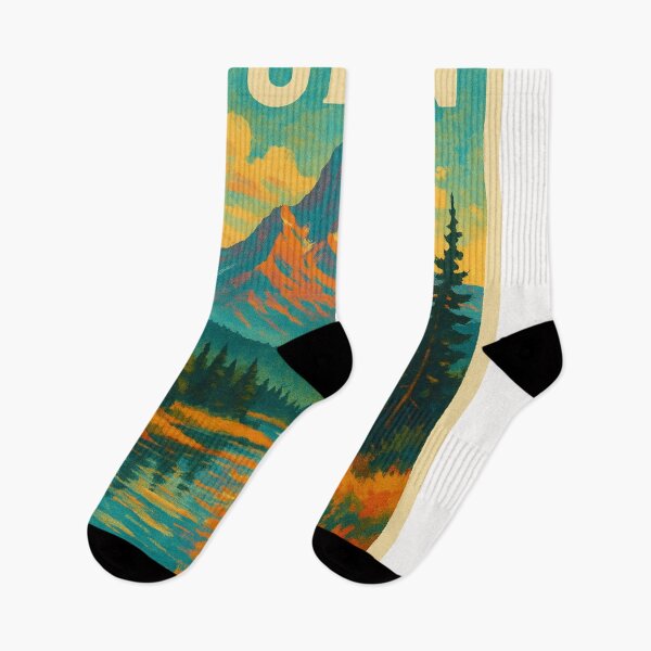 Item preview, Yukon River Golden Peaks and Evergreen Forest Canada designed and sold by Places On Earth.