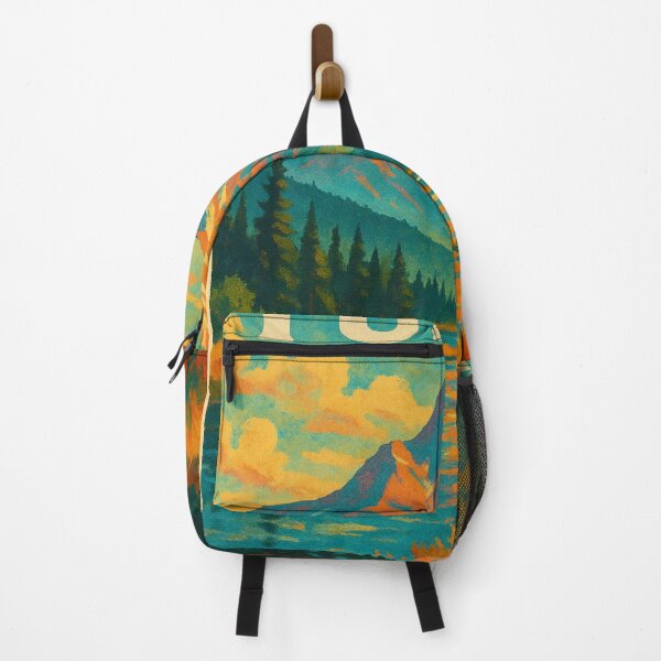 Item preview, Yukon River Golden Peaks and Evergreen Forest Canada designed and sold by Places On Earth.