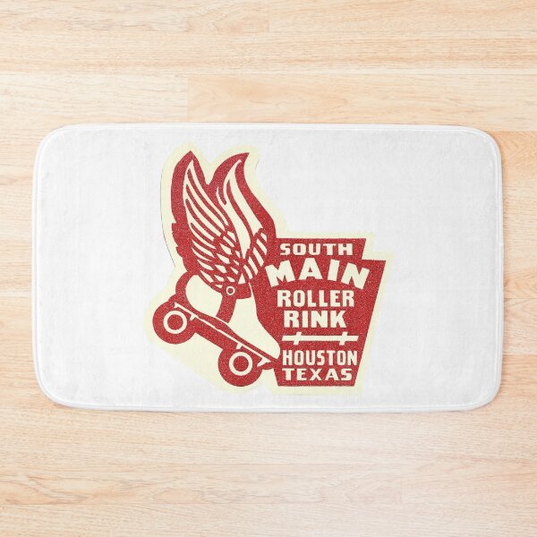Item preview, South Main Roller Rink Houston Texas Roller Skating Rink Sticker Decal Label Design 2 designed and sold by tislord.